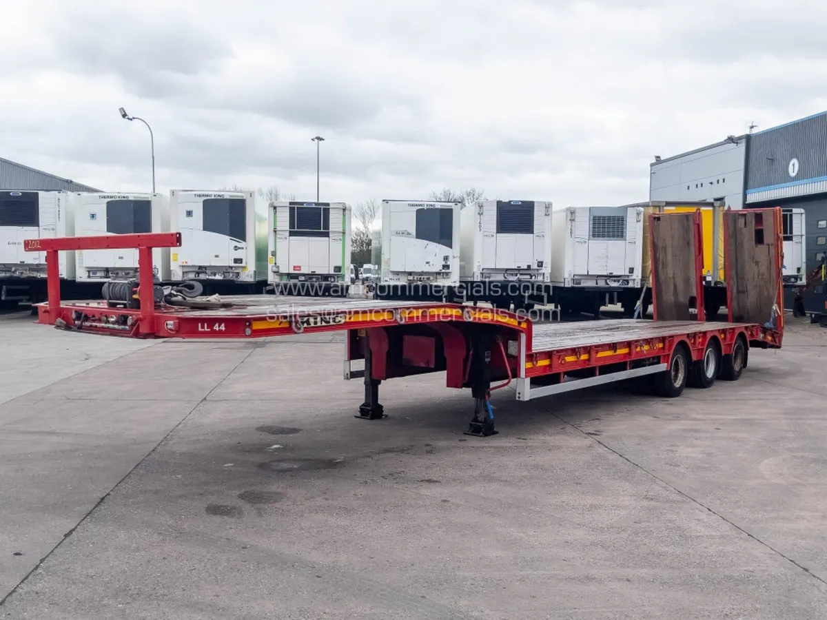 2012 KING 3 AXLE LOW LOADER 38,000KG GVW TRI AXLE - Image 3