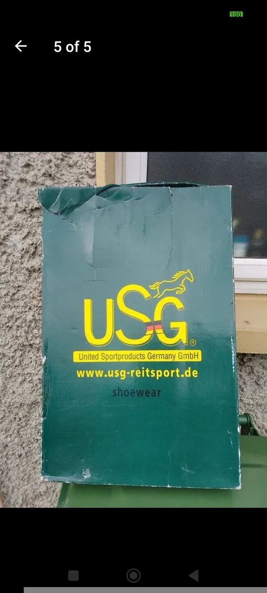 USG leather Riding Boots ,size 42,New in Box - Image 3