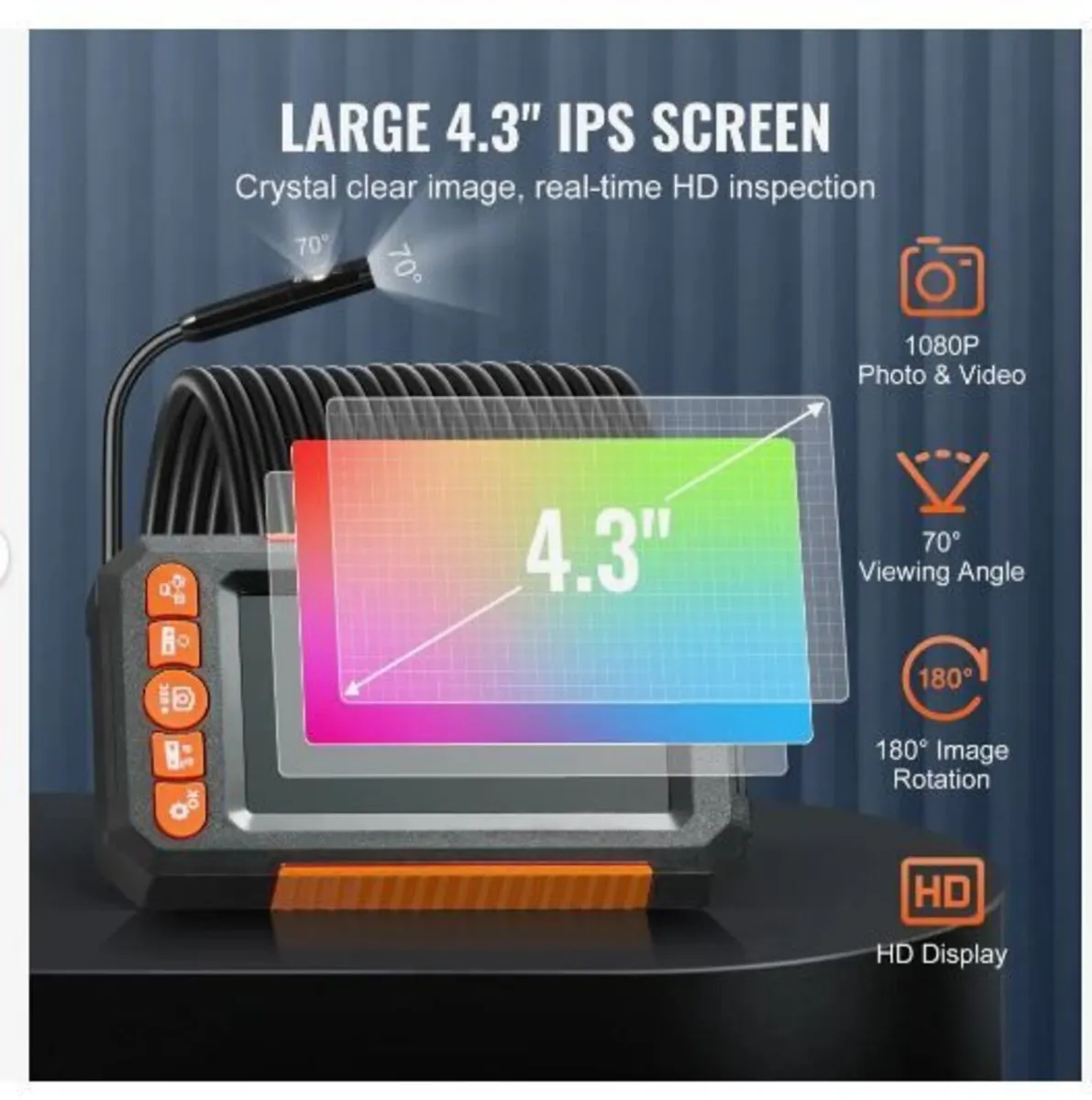 Endoscope Camera with Lights Dual Lens - Image 3