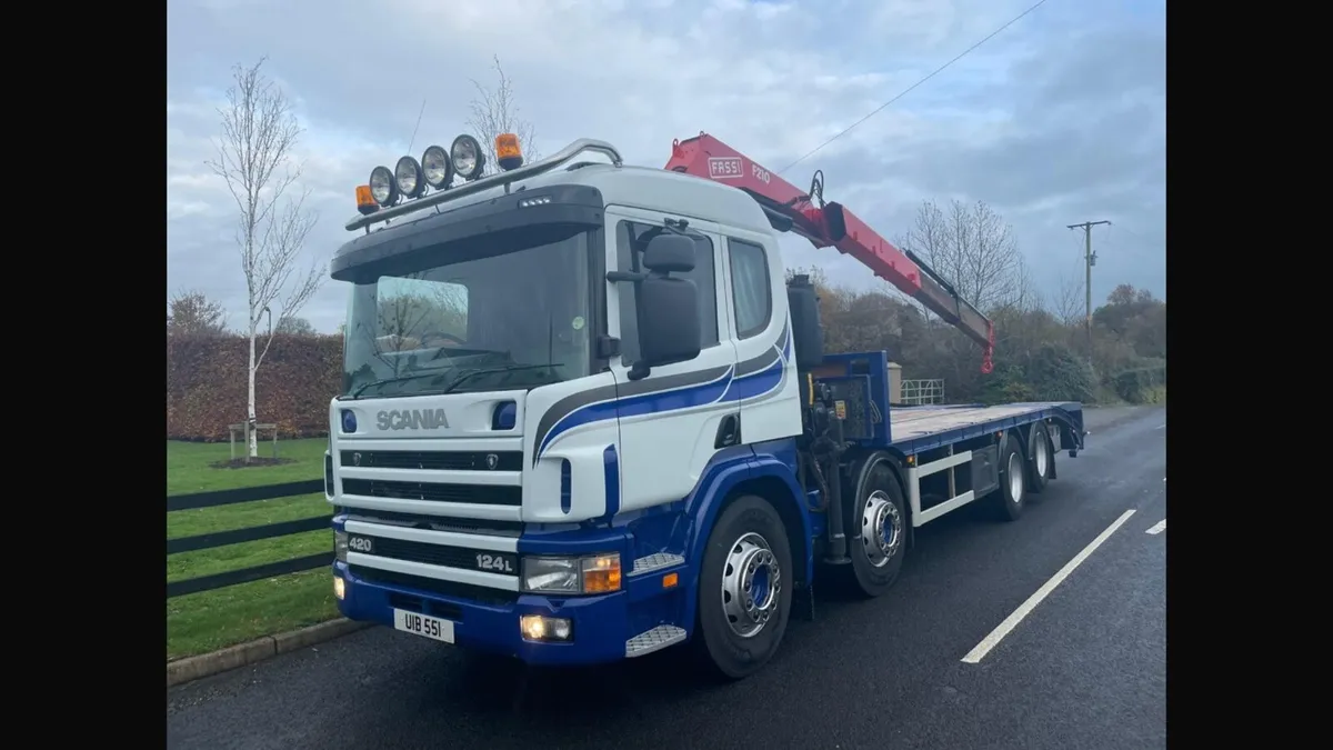 🚨Scania plant lorry beaver tail  hiab🚨 - Image 1