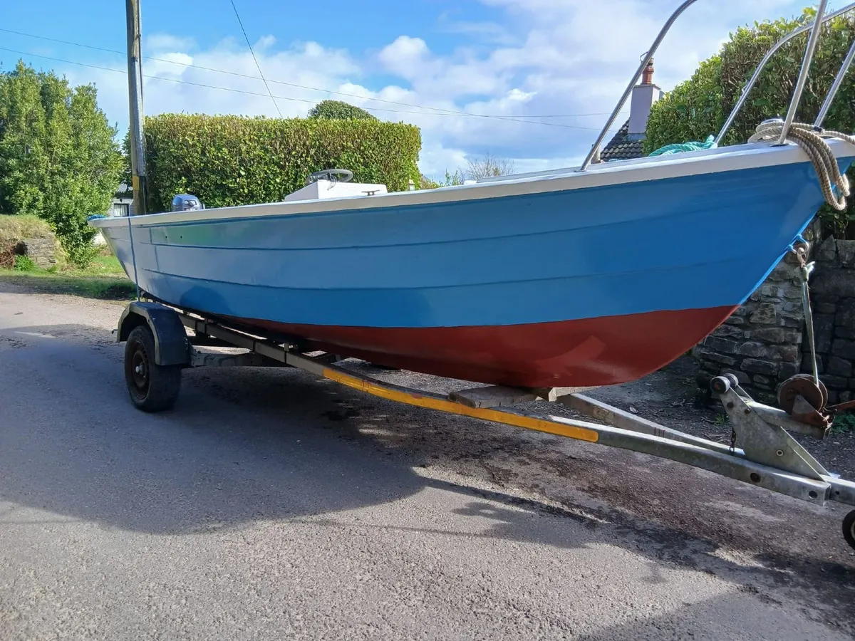 21ft GRP  boat - Image 1