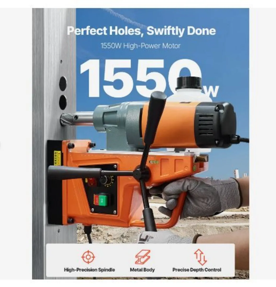 Magnetic Drill, 1550W - Image 2