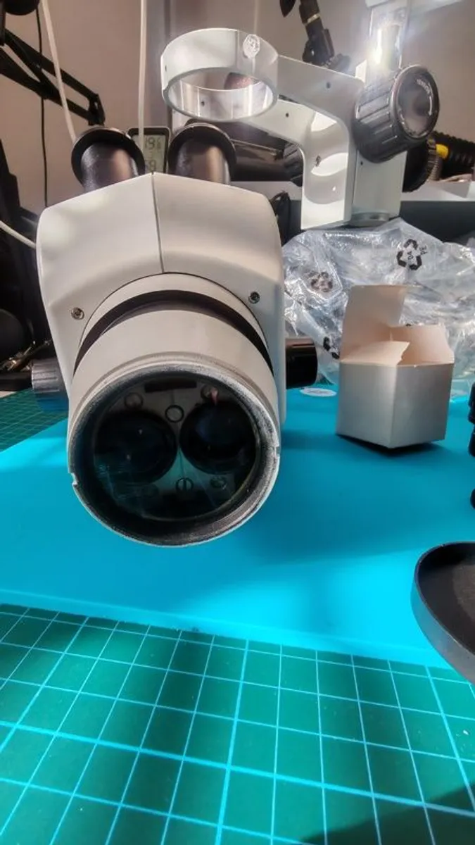 SMZ-635, 8-50X Continuous Zoom Stereo Microscope WF10X/22mm Eyepiece For Phone PCB Repair - Image 3