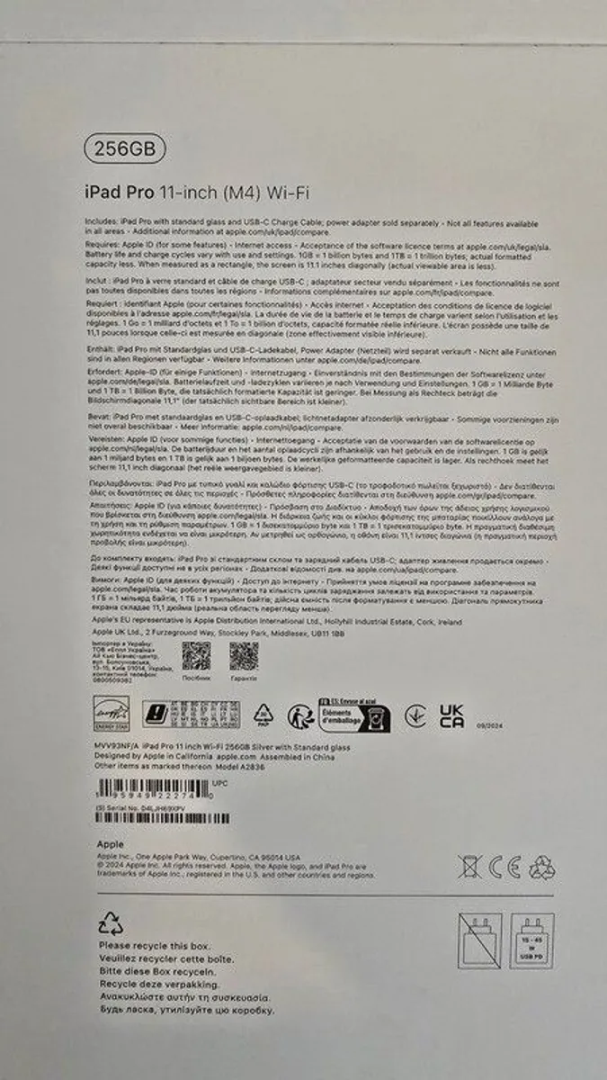 Brand New IPad 11 Pro M4 256 GB - Image 3