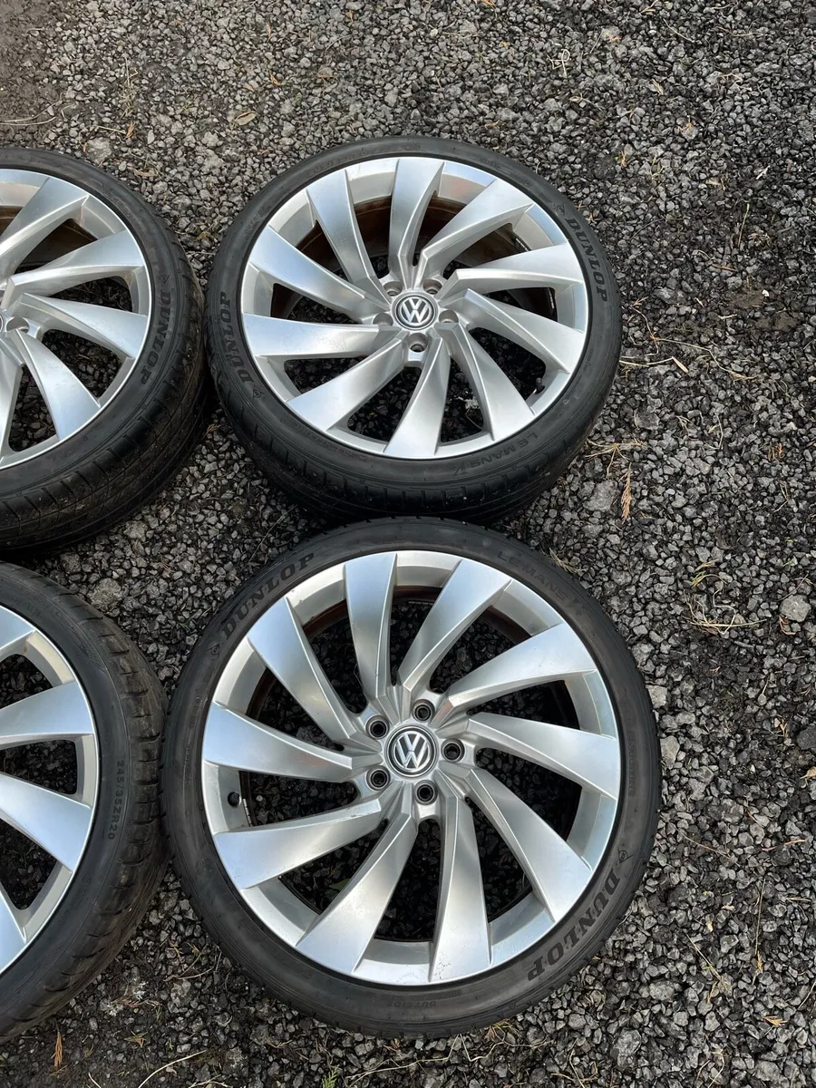 20’ Genuine VW Rodario 5x112 alloy wheels - Image 3