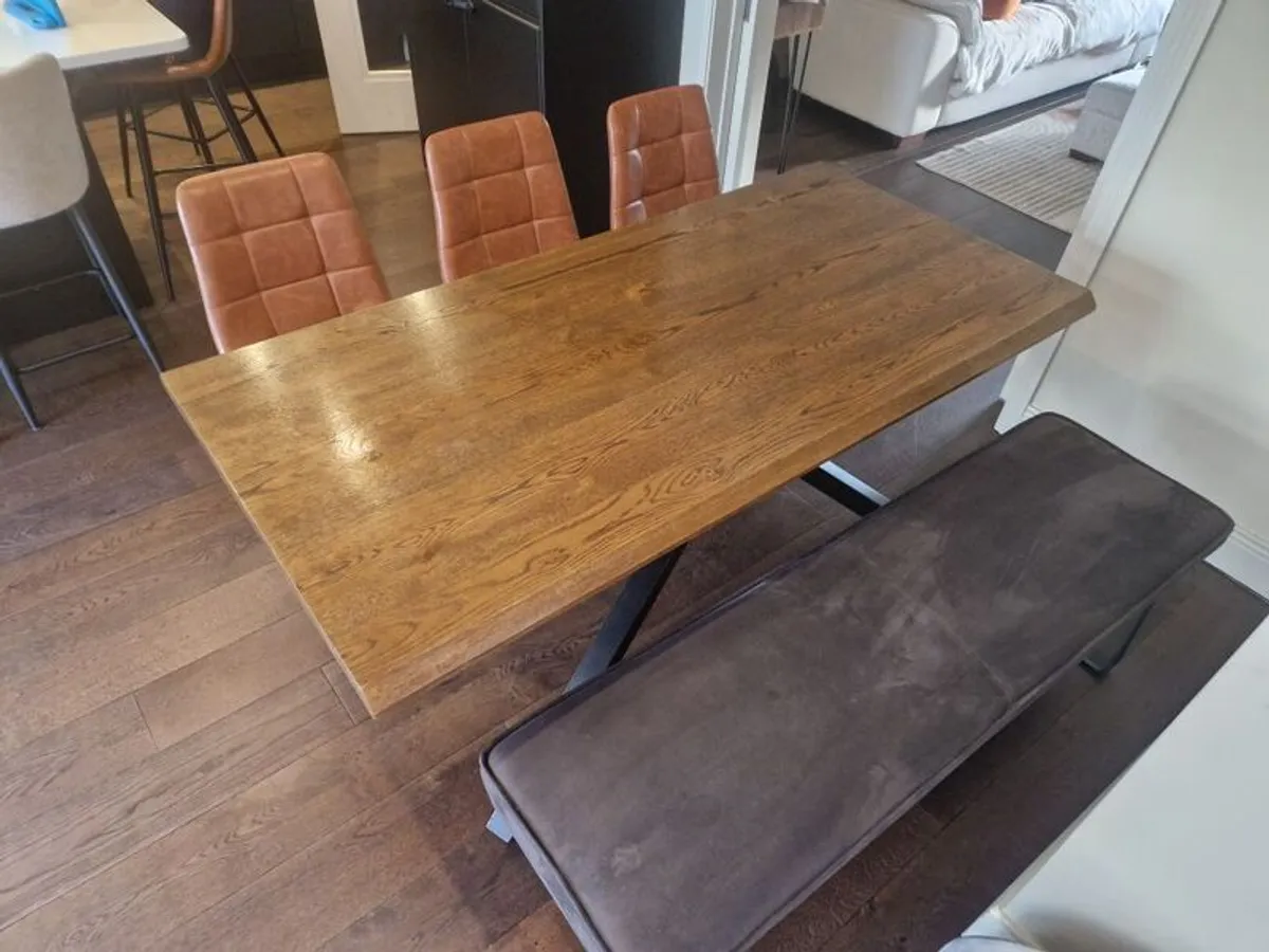 Kitchen Table,  Dining Bench & 3 chairs - Image 3