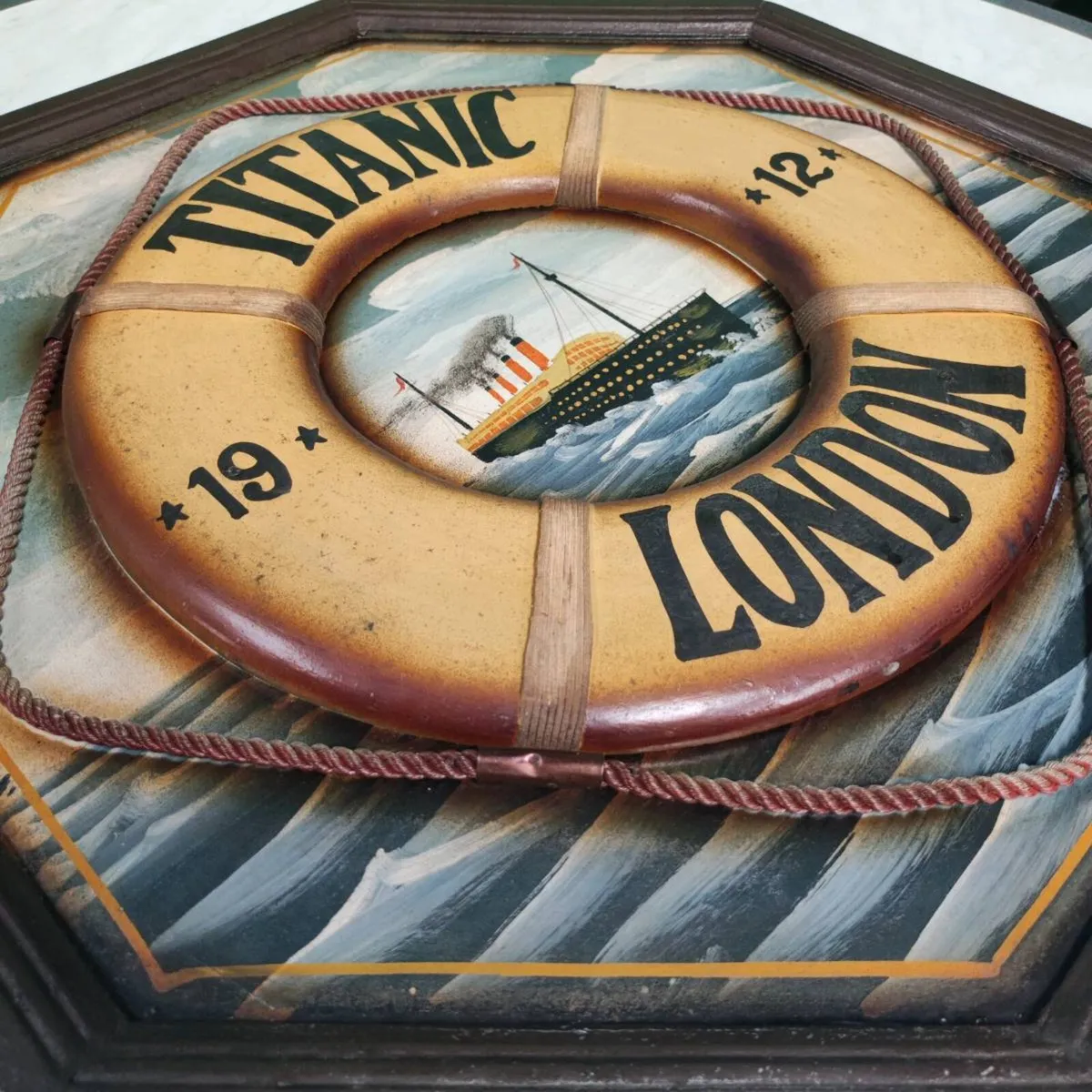 Vintage Titanic memorabilia wall art - Image 2