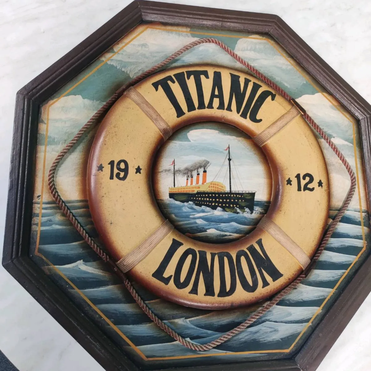 Vintage Titanic memorabilia wall art - Image 1