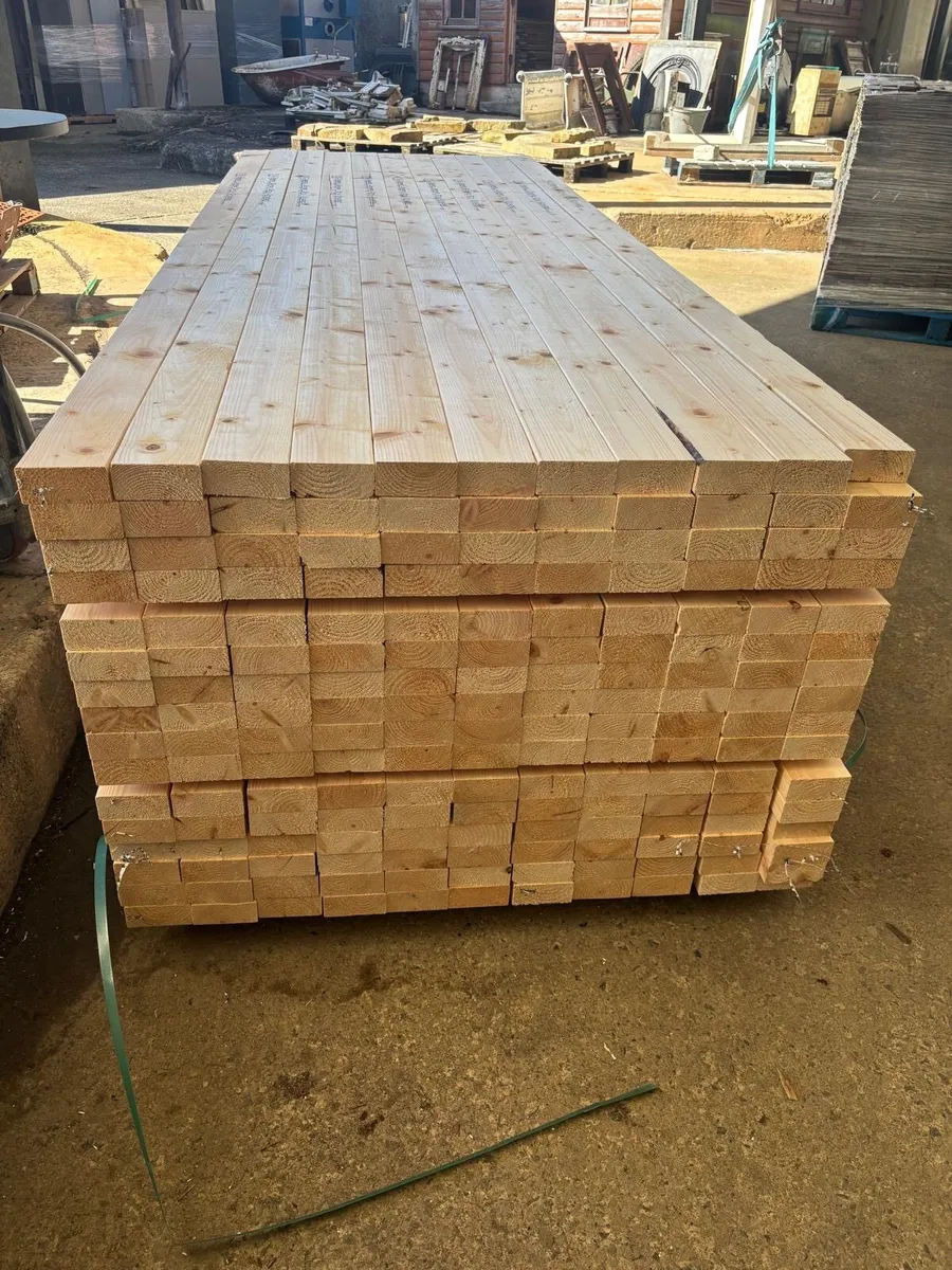 New 4” x 2” x 3m timbers for sale - Image 1