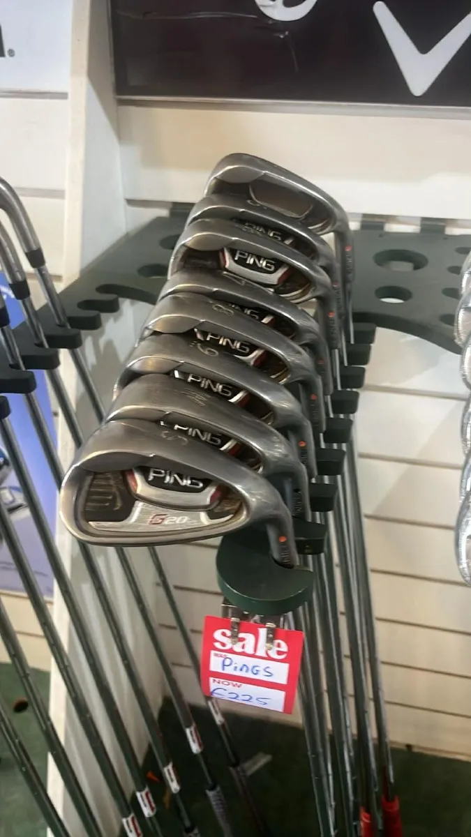 Ping G20 Irons 4-SW Regular shafts €220 - Image 3
