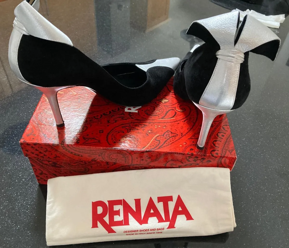 Ladies Italian Made Renata High Heels - Image 1