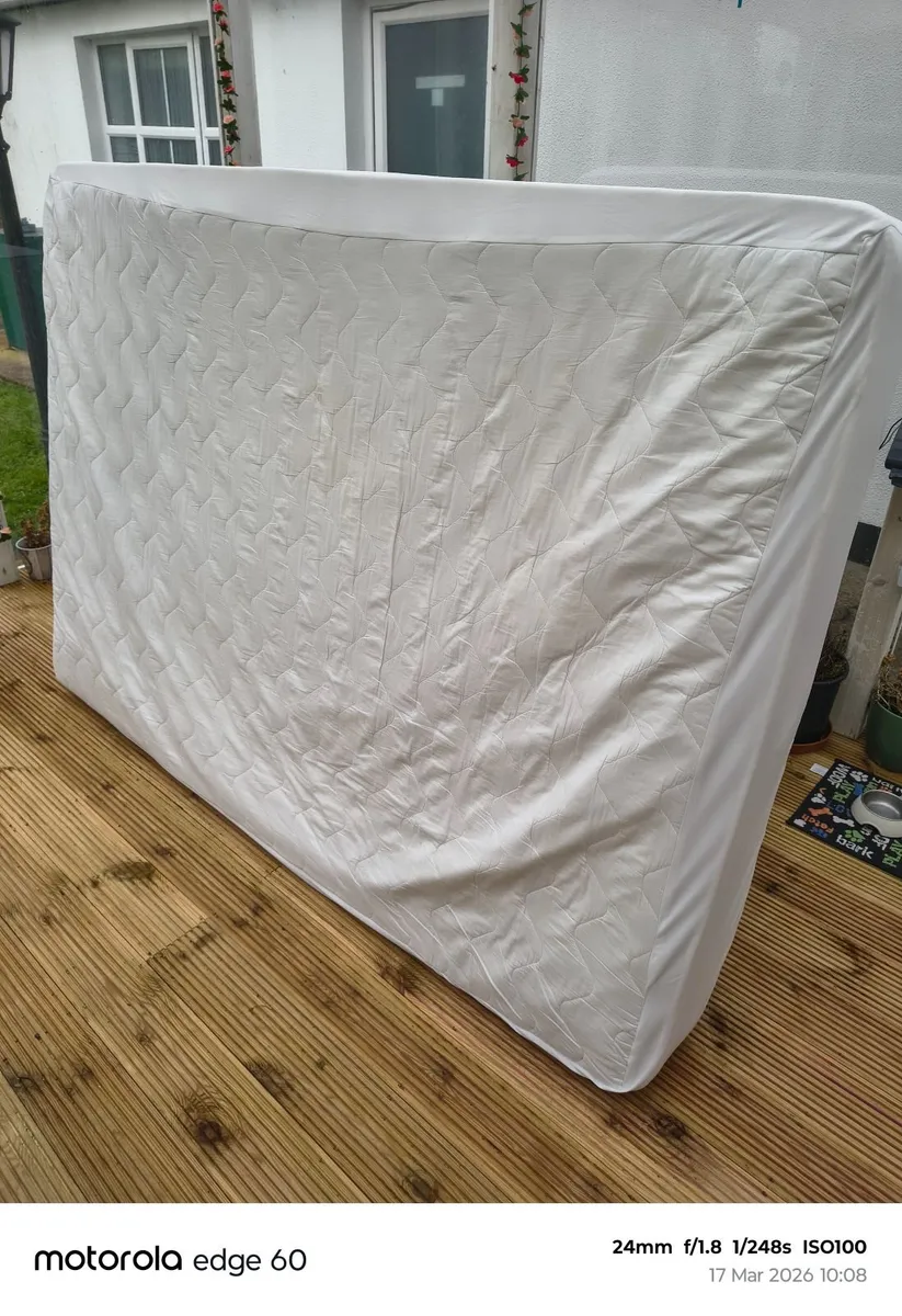 Double Bed mattress for sale with cover - Image 3