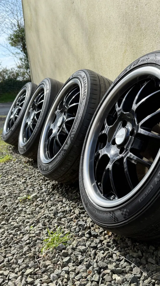 17 inch Aluett Alloy Wheels 4x100 - Image 3