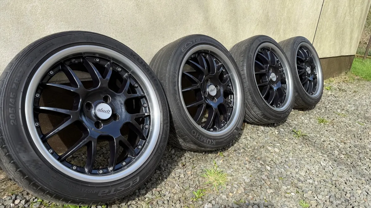 17 inch Aluett Alloy Wheels 4x100 - Image 4