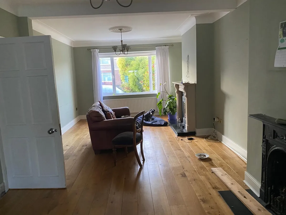 Oak floor Boards - 26m2 - Image 4