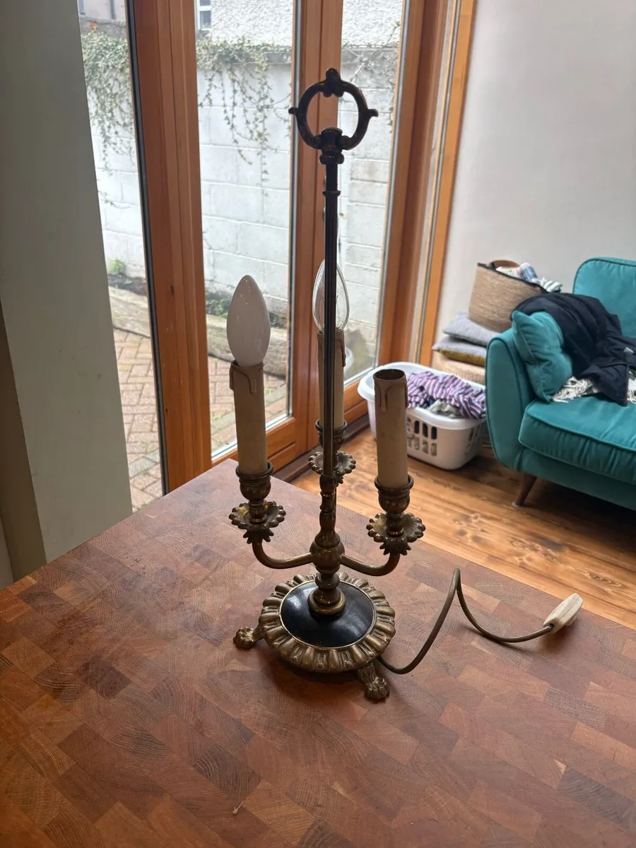 Antique French Table Lamp - Image 1