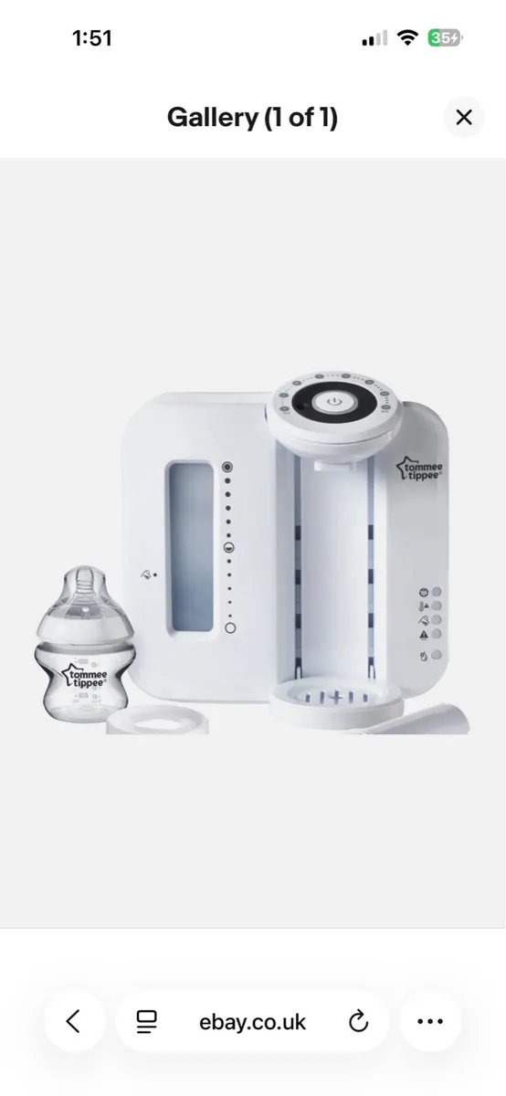 Tomme Tippee perfect prep bottle machine