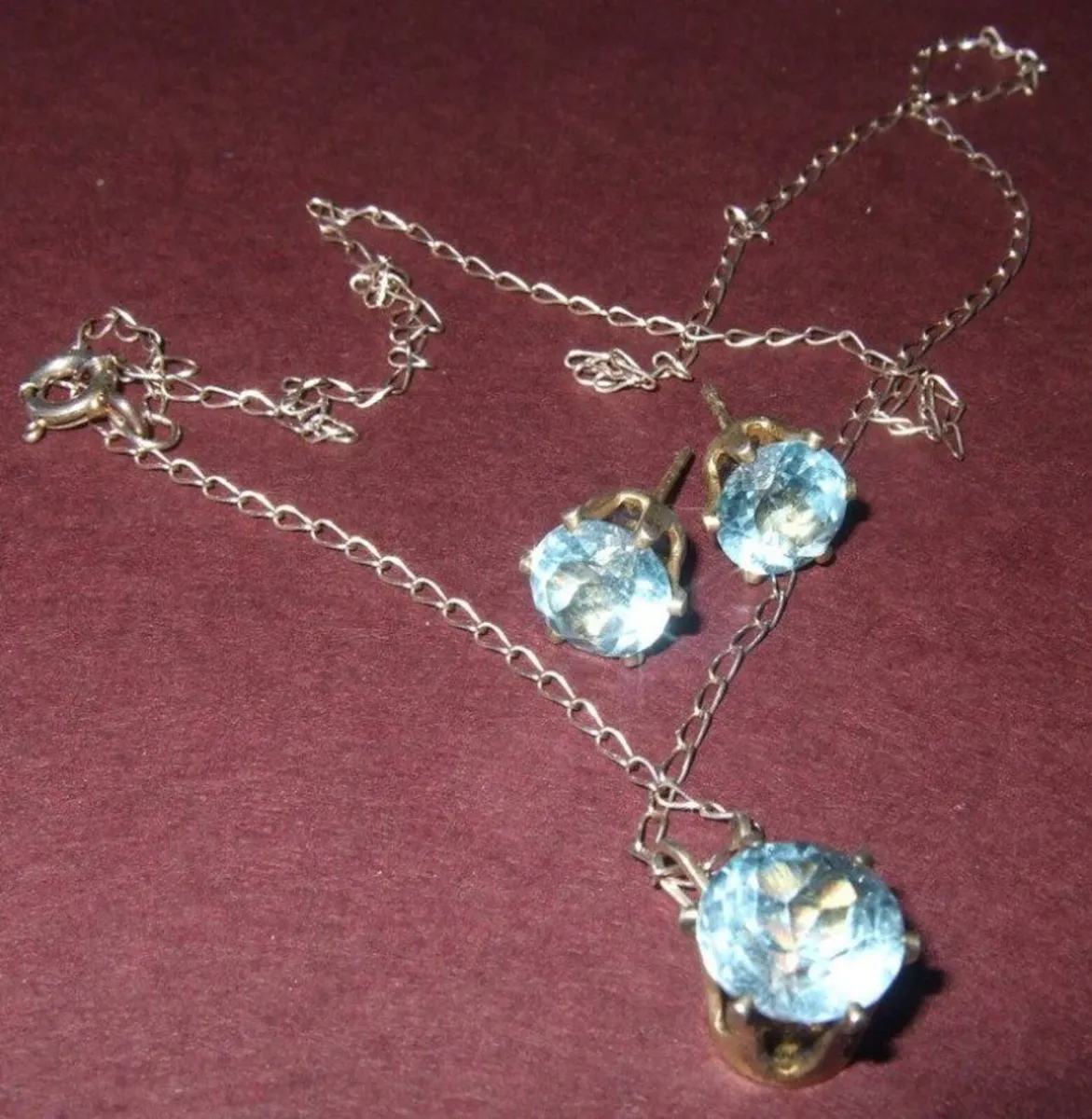 Vintage Silver/Topaz Trilogy Set - Image 1