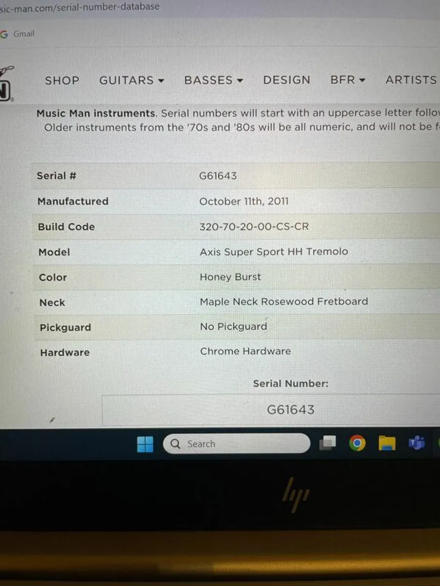 Music Man Guitar - Image 2