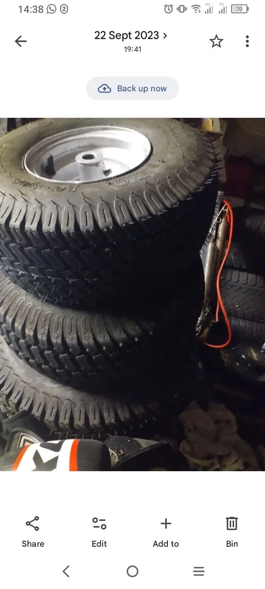 Lawnmower wheels - Image 1