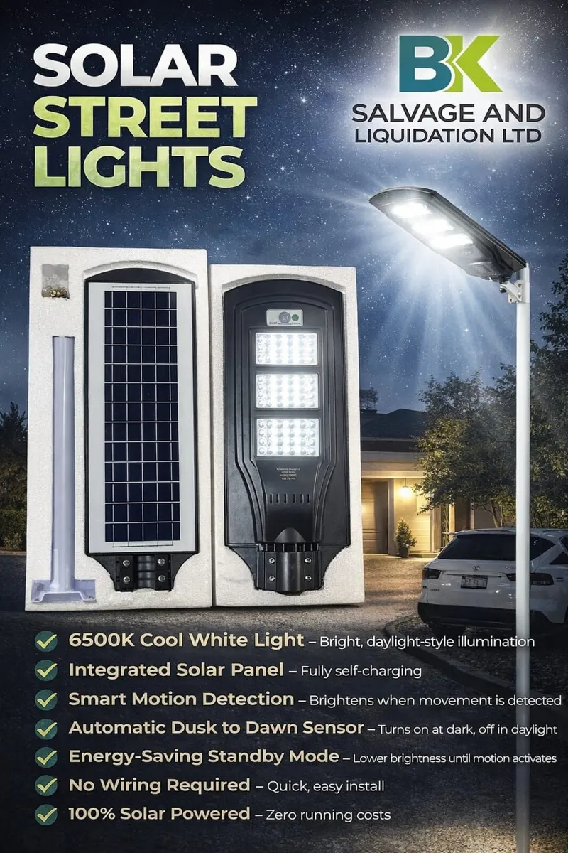 Solar Lights 180w - Image 3