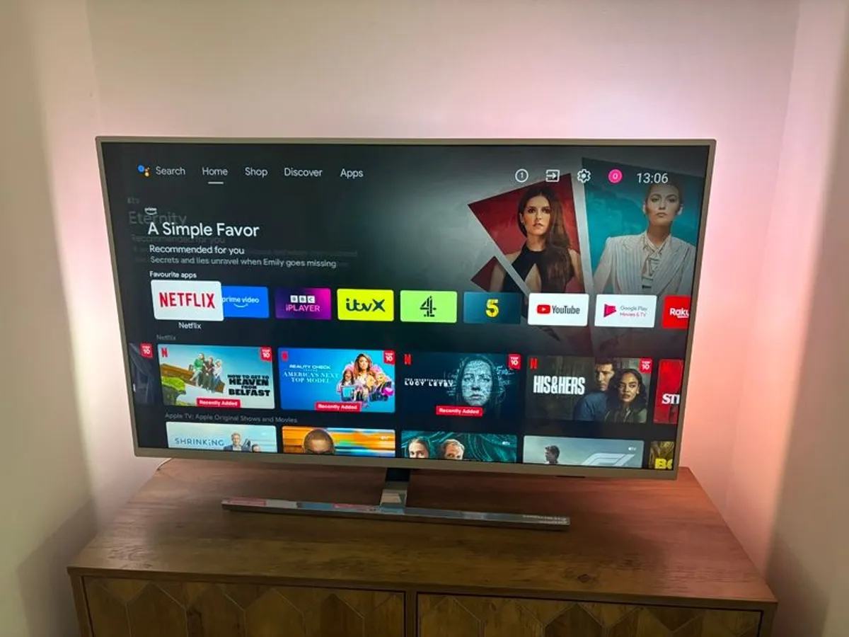 Philips 43" Smart TV  - Ambilight Glow Lighting - Image 1