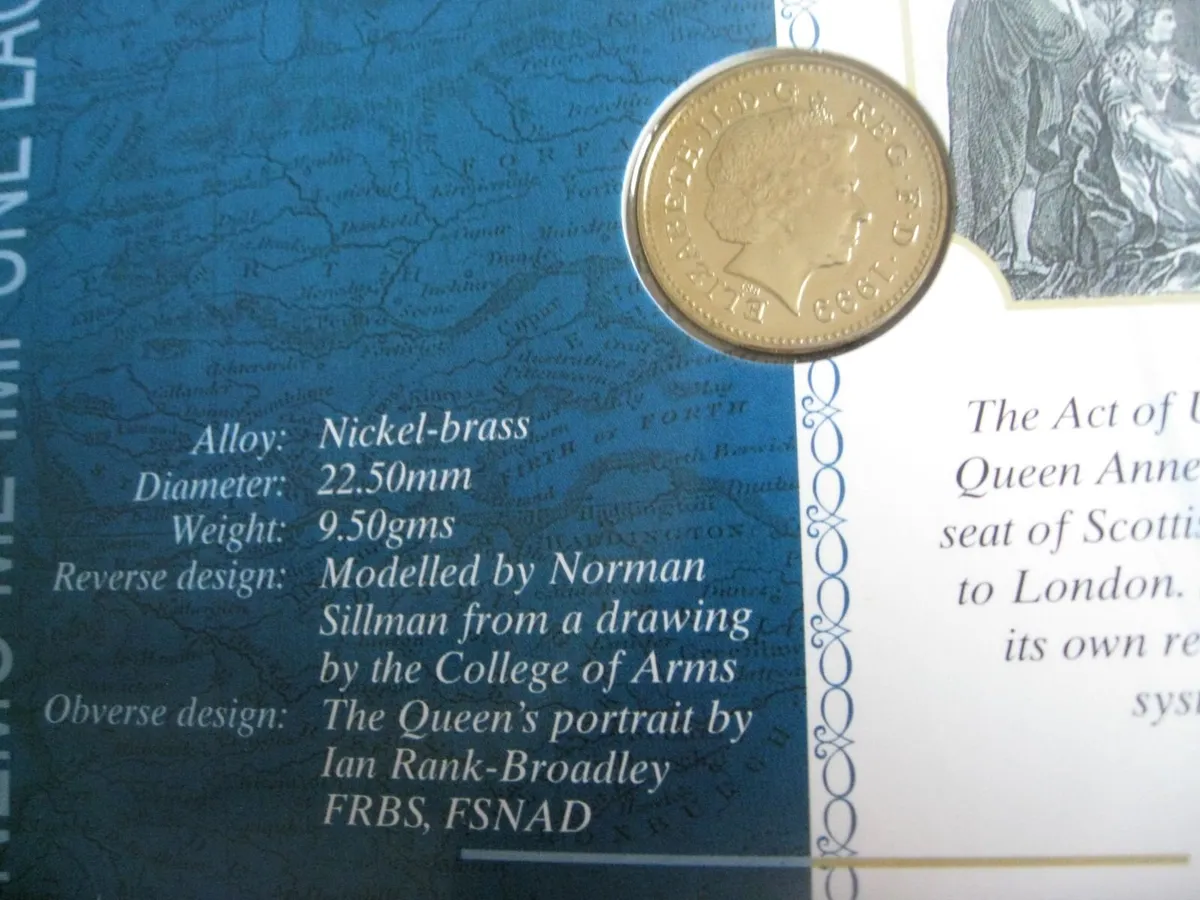 1999 BU £1 Coin Pack - Scottish Rampant Lion - Image 3