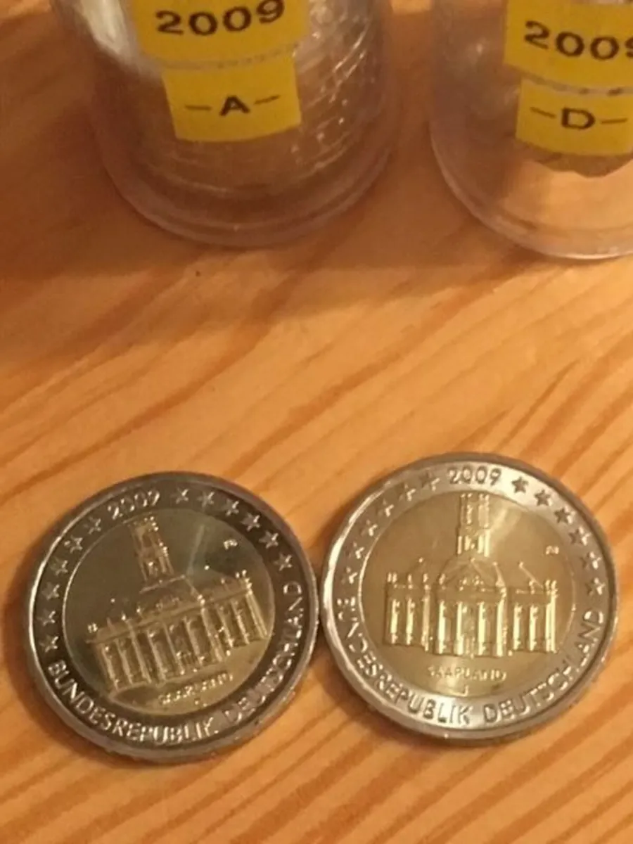 German Commemorative 2 Euro Coins - 4 Euros Each - Image 2