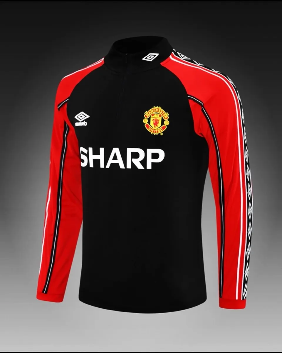 Manchester United 98/99 Retro Half Zip size S-XXL - Image 2