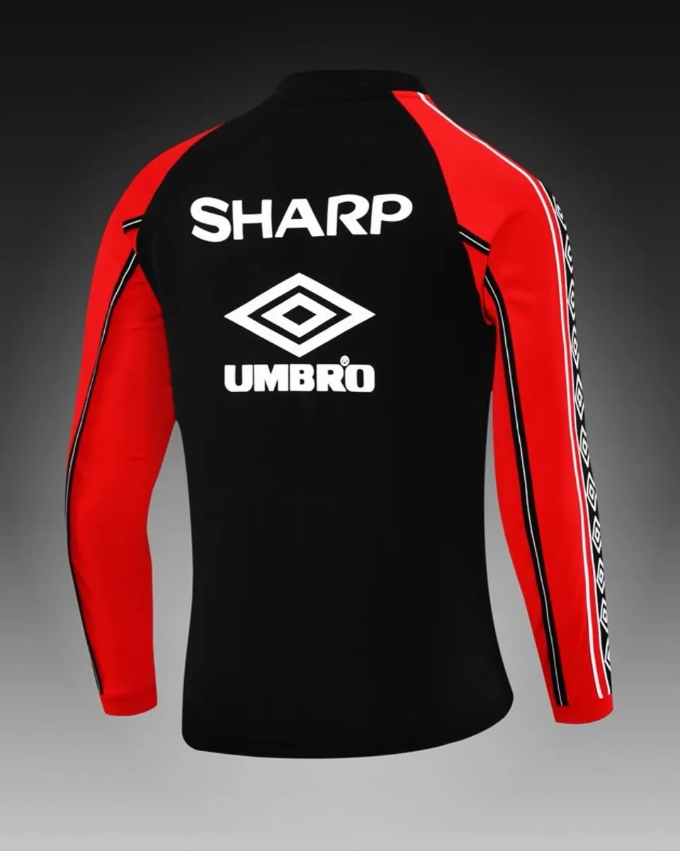 Manchester United 98/99 Retro Half Zip size S-XXL - Image 3