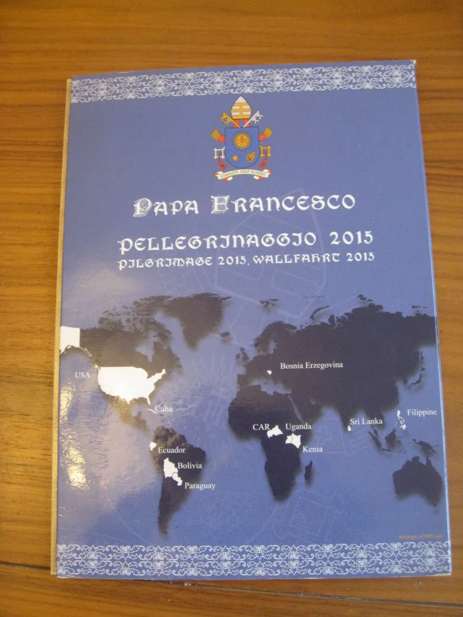 PILGRIMAGE 2015 OF THE POPE FRANCESCO COLORED UNC - Image 4