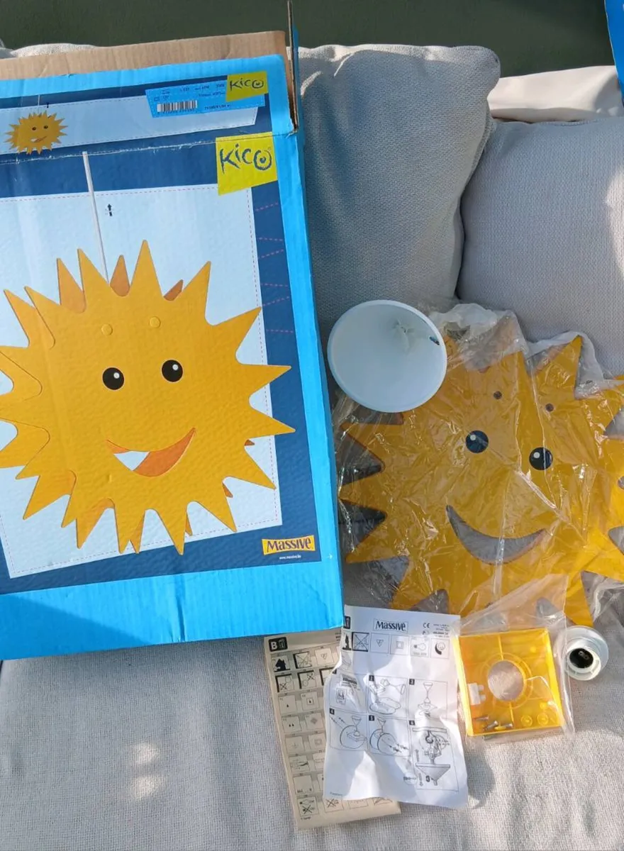 Light fixture child's bedroom or nursery