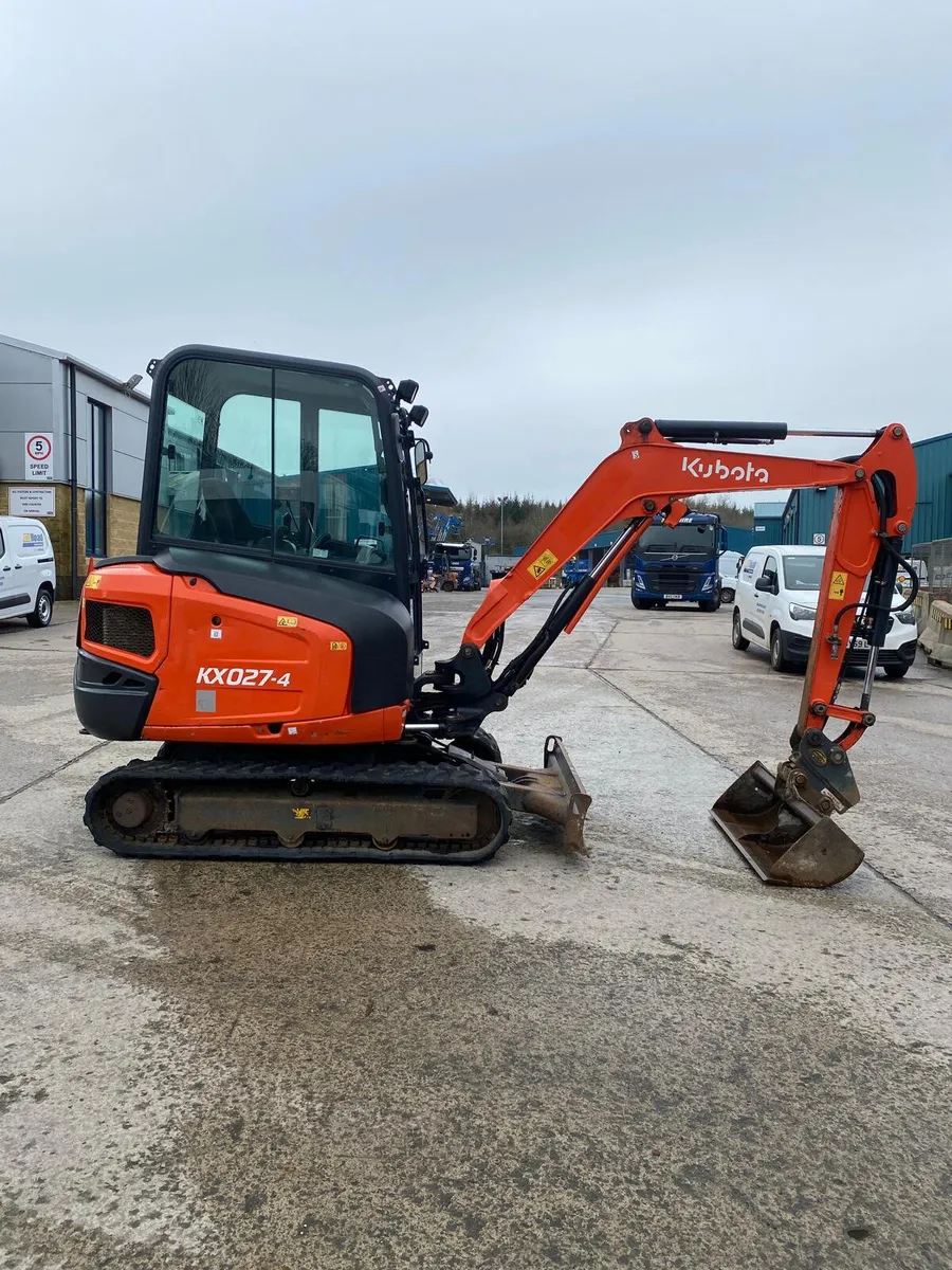 2019 KUBOTA KX027-4 2.7T EXCAVATOR C/W QUICK HITCH - Image 4