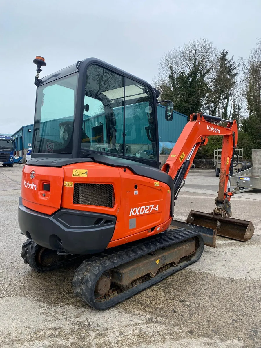 2019 KUBOTA KX027-4 2.7T EXCAVATOR C/W QUICK HITCH - Image 3
