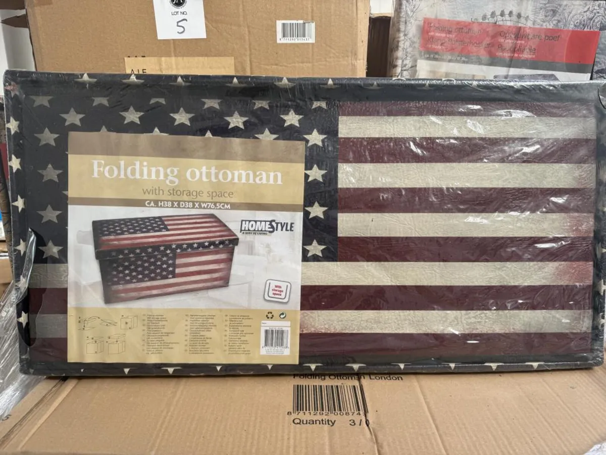 Selection of Folding Ottoman's **Online Auction** - Image 4