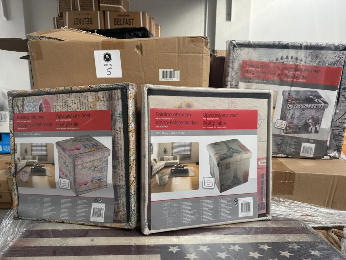Selection of Folding Ottoman's **Online Auction** - Image 3