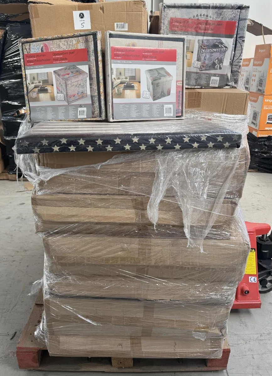 Selection of Folding Ottoman's **Online Auction** - Image 1