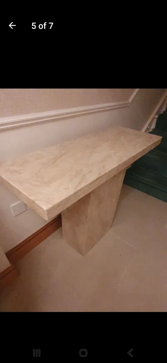 Marble Consul Table - Image 2