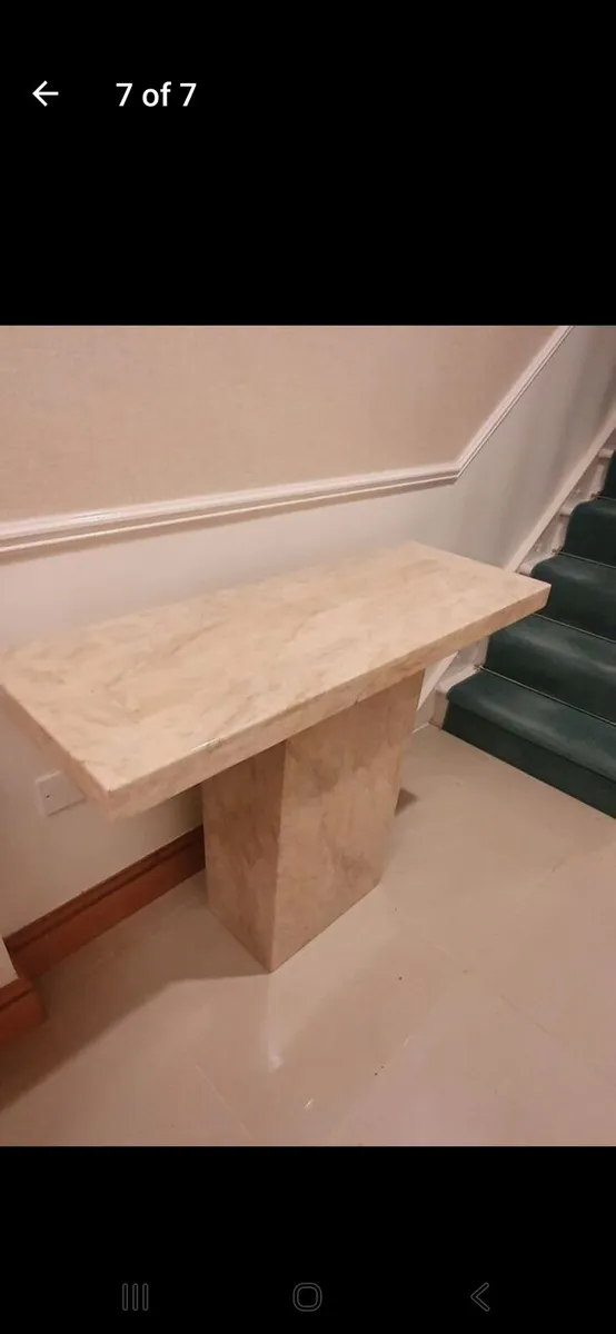 Marble Consul Table - Image 3