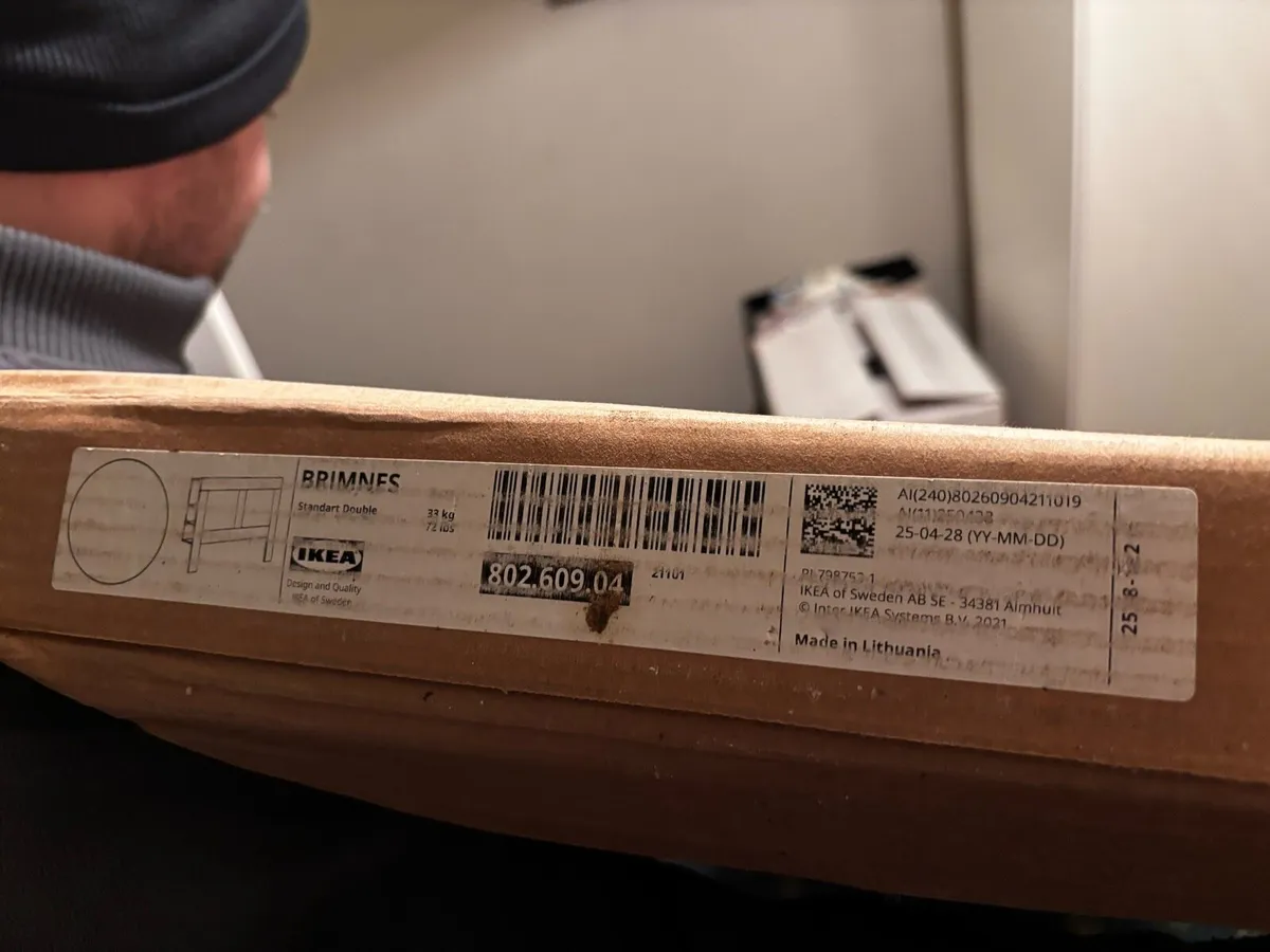 IKEA brimnes storage headboard - Image 2