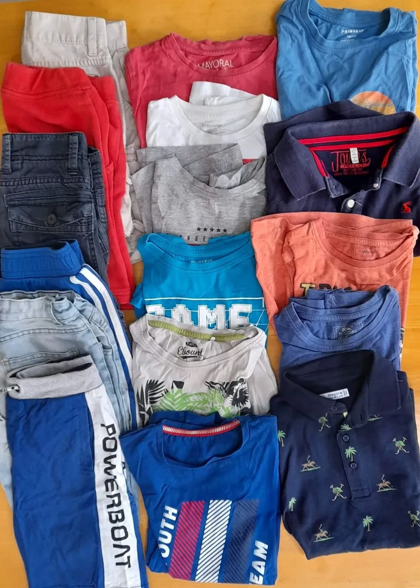 Boys summer clothes bundle 7-8 - Image 1