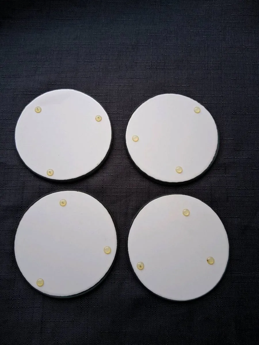 4 Duff Glass Beer Coasters - Image 2