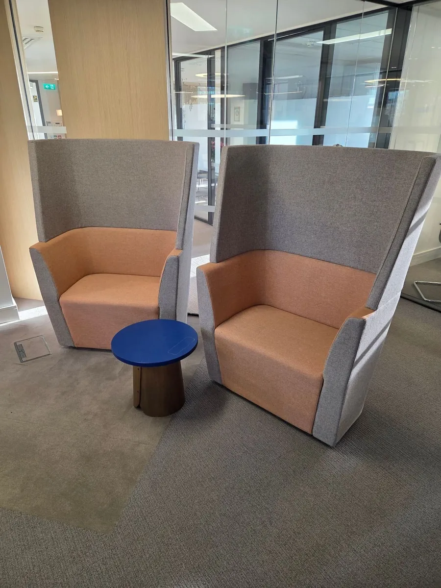 4 x 'Orange Box'  Soft seating chairs for sale - Image 1
