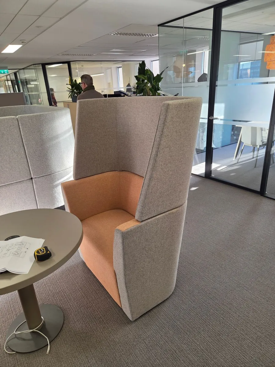 4 x 'Orange Box'  Soft seating chairs for sale - Image 2