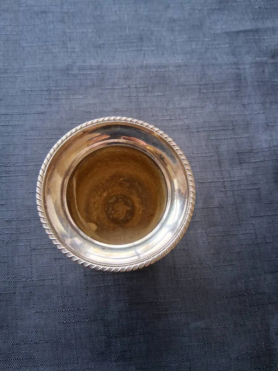 Minature Silver Plated Wine Cooler - Image 3