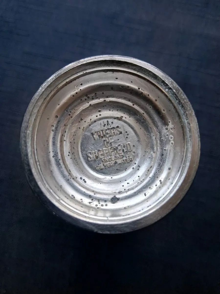 Minature Silver Plated Wine Cooler - Image 4