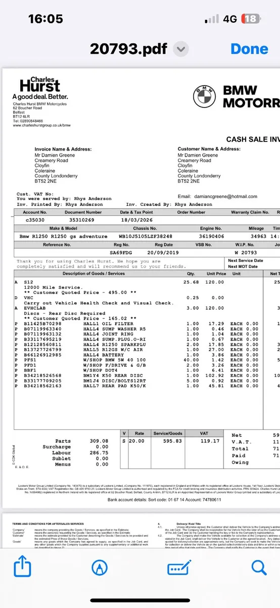 BMW R 1250 GS Adventure TE 2019 - Image 1