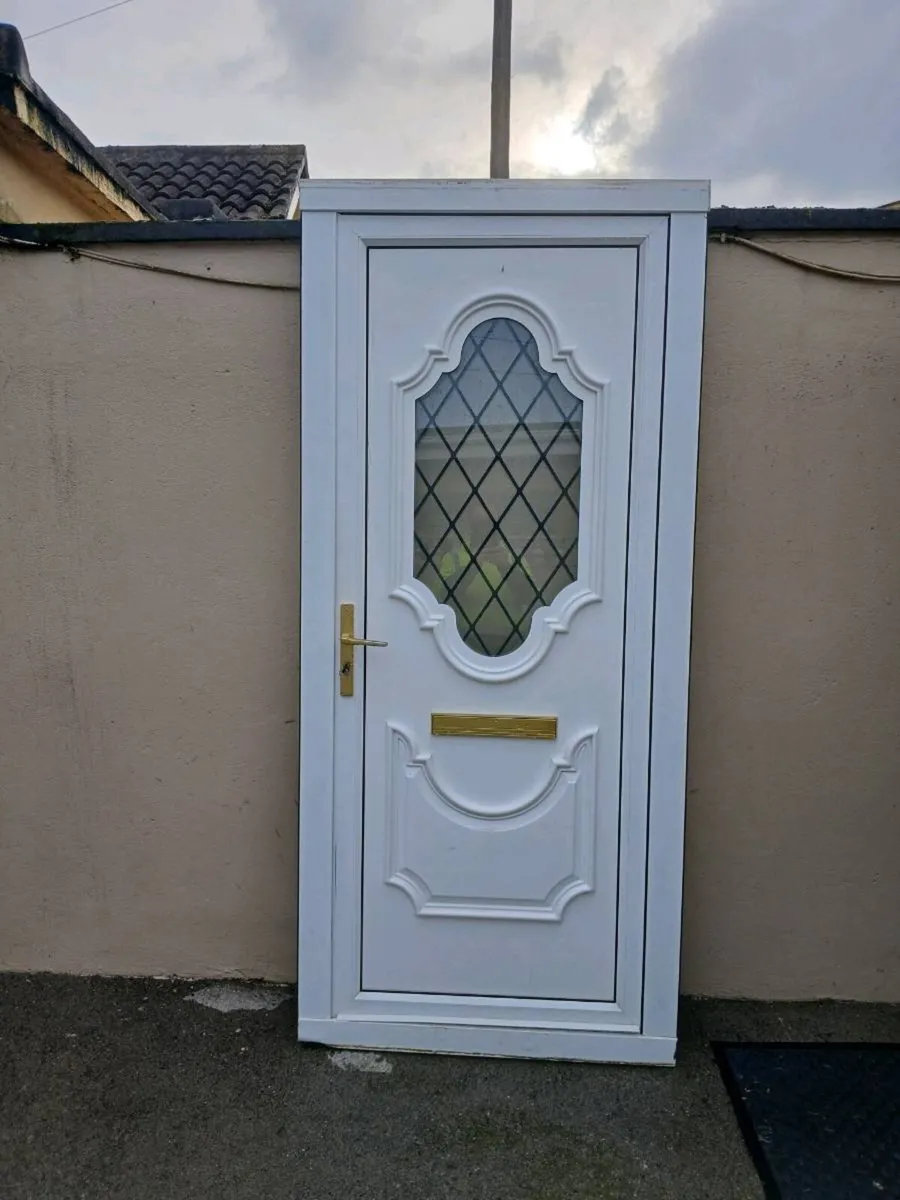 White/White door