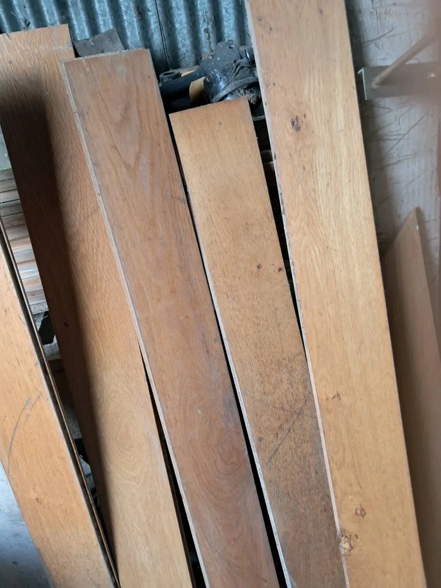 30 plus square meters of oak flooring - Image 1