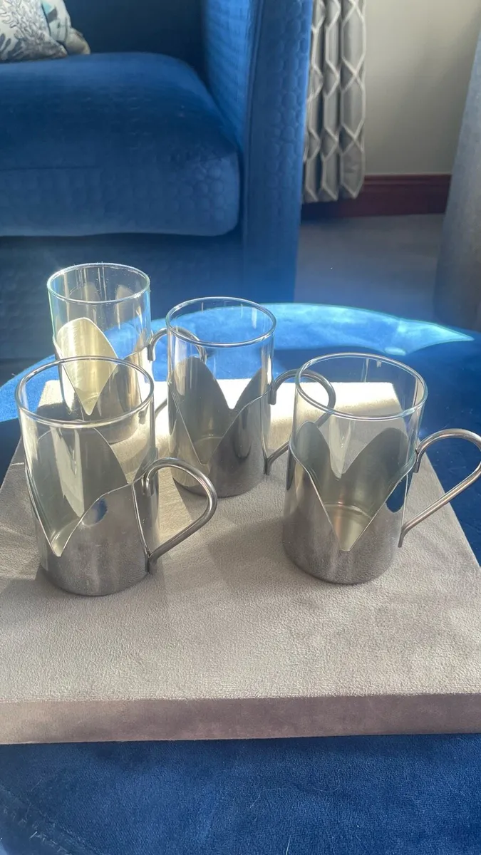 4  glass latte glasses - Image 3